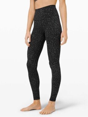 lululemon Align™ High-Rise Pant 25" Wild Thing Camo Deep Coal Multi Size 8